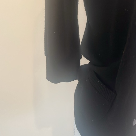 Be Cool Brand Ladies Black 3/4 Length Sleeves Cardigan with Pockets. Small - Picture 4 of 9